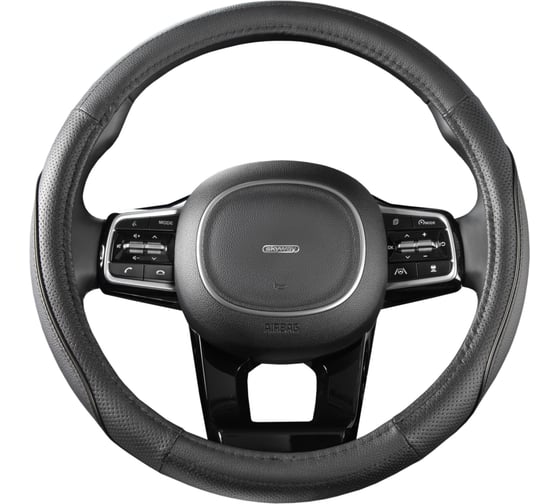 Оплетка SKYWAY Combo-14 M Черная экокожа S01102477