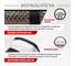 Оплетка SKYWAY Crystal-1 M Черная экокожа/цветные стразы S01102466 5