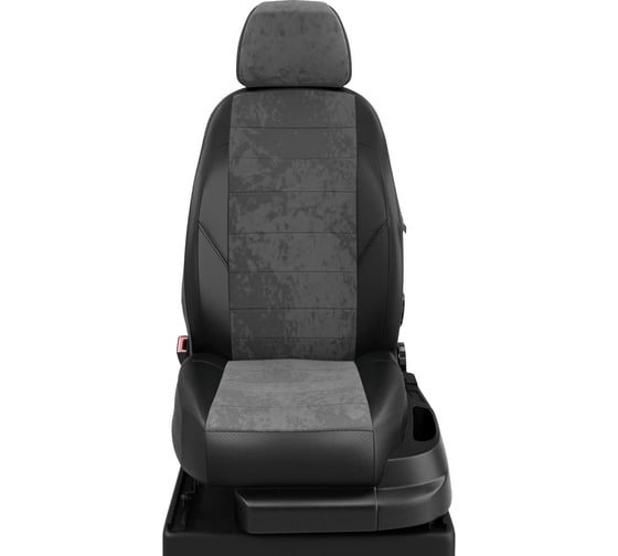 Авточехлы AVTOLIDER1 для Ssang Yong Actyon Sport с 2006-2012 джип-пикап Задние спинка и сиденье единые. Задний подлокотник (молния), 5-подголовников (задний средний вдавленный) SY26-0103-EC13 1