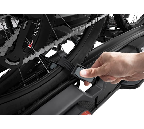 Платформа на фаркоп VeloSpace XT для 3-х велосипедов THULE 939 Black 939001