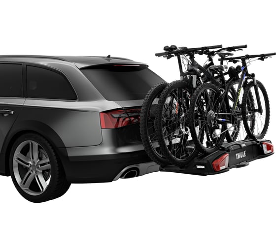 Платформа на фаркоп VeloSpace XT для 3-х велосипедов THULE 939 Black 939001