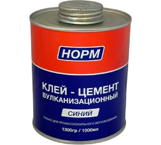 Вулканизационный клей-цемент NORM 1л синий 14-512