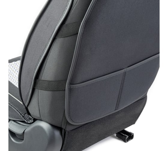 Каркас накидки на переднее сиденье CarPerformance 2 шт., алькантара CUS-2062 BK/GY