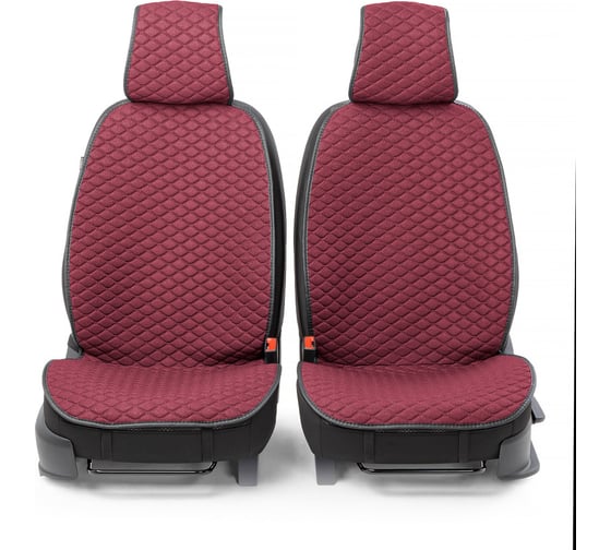 Накидки на передние сиденья CarPerformance, 2 шт. материал fiberflax /лен/ CUS-1032 PINK