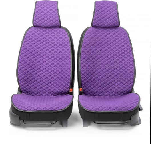 Накидки на передние сиденья CarPerformance, 2 шт. материал fiberflax /лен/ CUS-1032 VIOLET