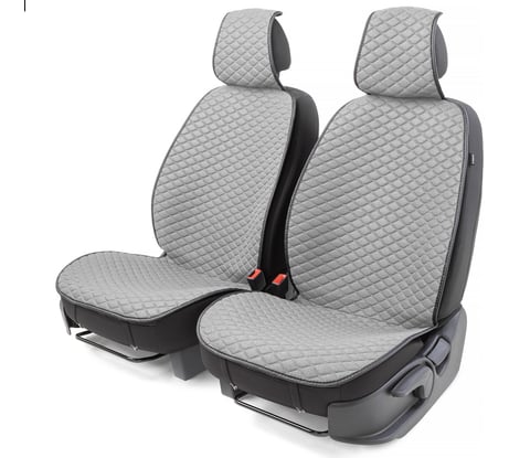 Накидки на передние сиденья CarPerformance, 2 шт. материал fiberflax /лен/ CUS-1032 GY