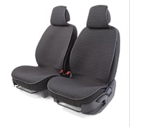 Накидки на передние сиденья CarPerformance, 2 шт. материал fiberflax /лен/ CUS-1042 BK