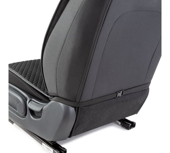 Накидки на передние сиденья CarPerformance, 2 шт. материал fiberflax /мягкий лен/ CUS-1052 BK/GY