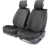 Накидки на передние сиденья CarPerformance, 2 шт. материал алькантара CUS-1012 BK/BE
