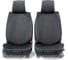 Накидки на передние сиденья CarPerformance, 2 шт. материал алькантара CUS-1012 BK/BK 2