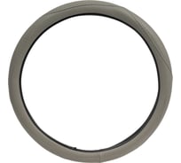 Оплётка руля CarPerformance искусств кожа, объемная прострочка серый, разм. XL, CP-2012 GY