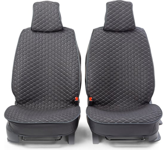 Каркас накидки на переднее сиденье CarPerformance 2 шт., fiberflax/лен CUS-2032 BK