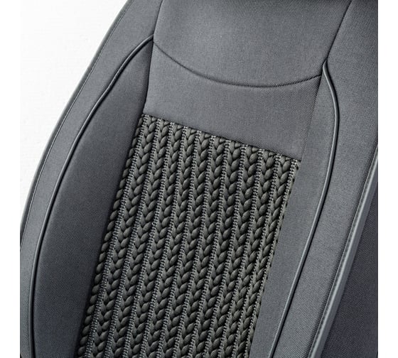 Каркас накидки на переднее сиденье CarPerformance 2 шт., алькантара CUS-2062 BK/BK