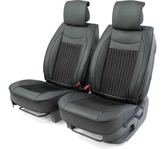 Каркас накидки на переднее сиденье CarPerformance 2 шт., экокожа CUS-2072 BK/BK