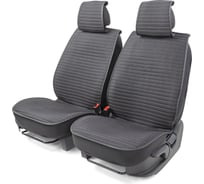 Каркас накидки на переднее сиденье CarPerformance 2 шт., fiberflax/лен CUS-2022 BK/GY