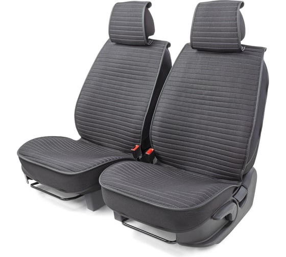 Каркас накидки на переднее сиденье CarPerformance 2 шт., fiberflax/лен CUS-2022 BK/GY
