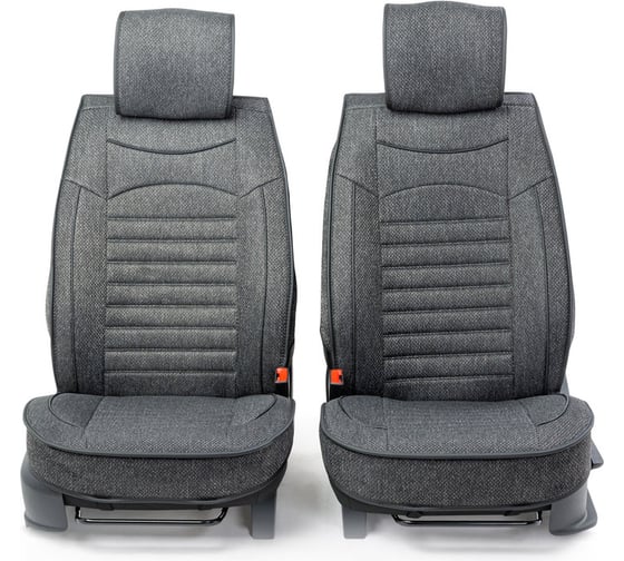 Каркас накидки на переднее сиденье CarPerformance 2 шт., гобелен CUS-2082 D.GY