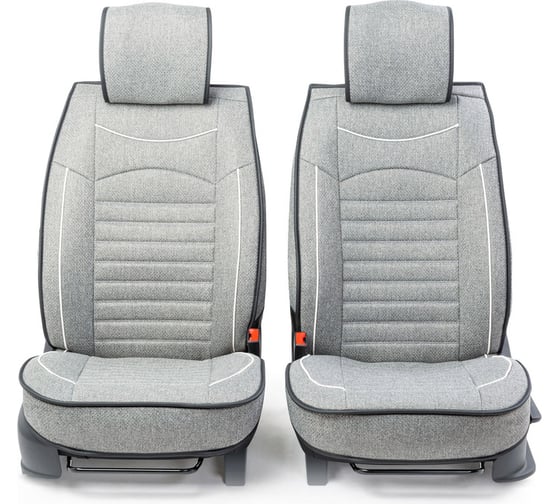 Каркас накидки на переднее сиденье CarPerformance 2 шт., гобелен CUS-2082 L.GY