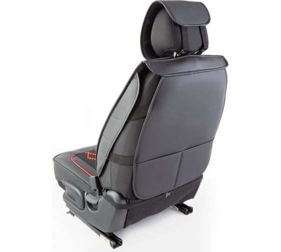 Каркас накидки на переднее сиденье CarPerformance 2 шт., экокожа CUS-2092 BK/RD