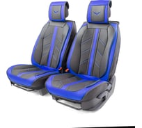 Каркасные 3D накидки на передние сиденья CarPerformance 2 шт. CUS-3012 BK/BL