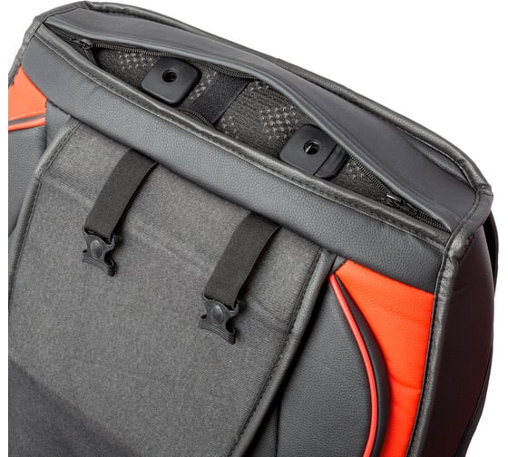 Каркасные 3D накидки на передние сиденья CarPerformance 2 шт. CUS-3012 BK/RD