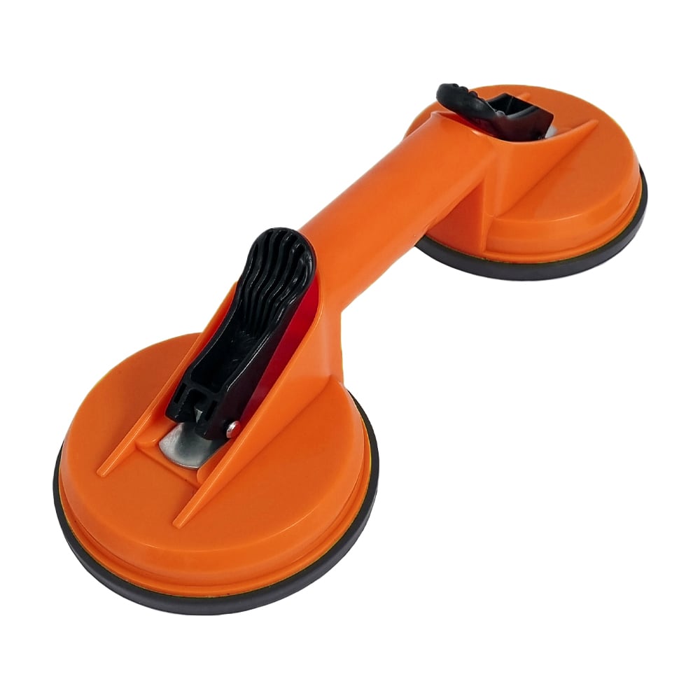 Стеклодомкрат (присоска) двойной URM 117 мм, вакуумный пластиковый, для ...