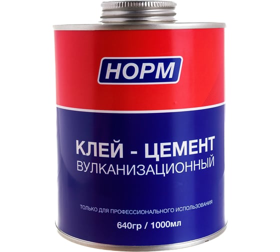 Клей-цемент NORM вулканизационный 1л 14-032