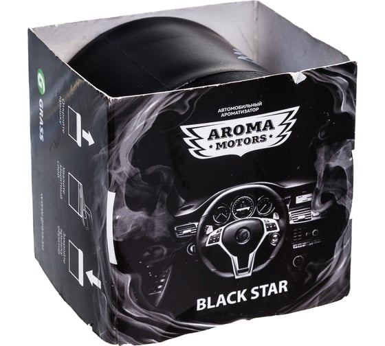 Гелевый ароматизатор Grass Aroma Motors BLACK STAR AC-0171
