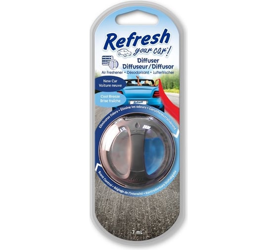 Ароматизатор-диффузор Refresh Your Car! Новая машина/Прохладный бриз, 7 мл E301410500 1