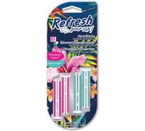 Вентиляционная клипса-ароматизатор Refresh Your Car! Микс тропических фруктов, 4 шт. E301411400