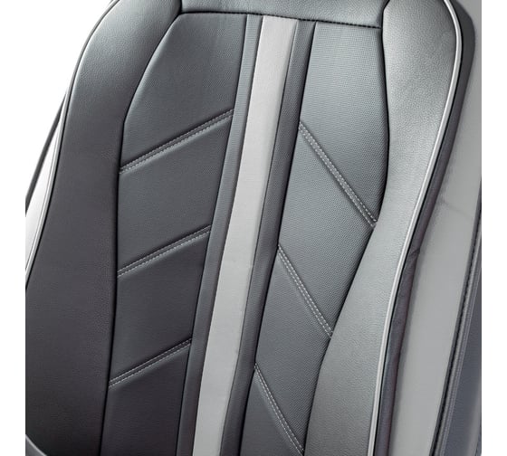 Каркасные 3D накидки на передние сиденья CarPerformance 2 шт. CUS-3012 BK/GY