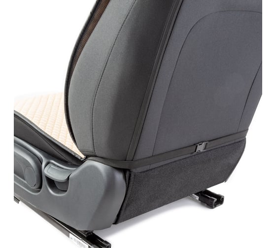 Накидки на передние сиденья CarPerformance 2 шт. материал fiberflax /мягкий лен/ CUS-1052 BE/BE