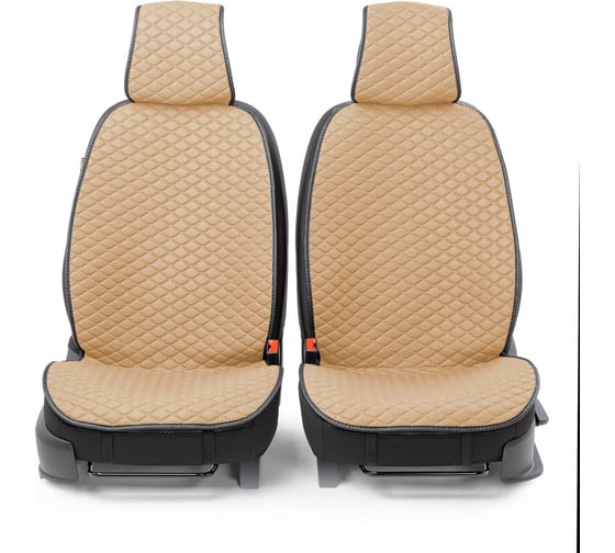 Накидки на передние сиденья CarPerformance, 2 шт. материал fiberflax /лен/ CUS-1032 BE