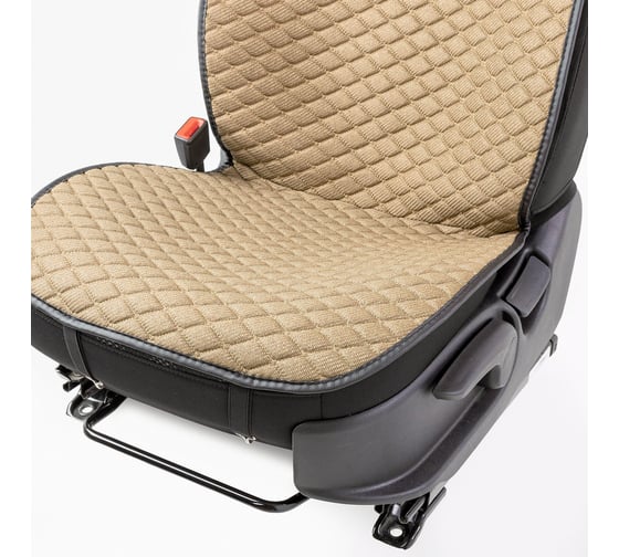 Накидки на передние сиденья CarPerformance, 2 шт. материал fiberflax /лен/ CUS-1032 BE