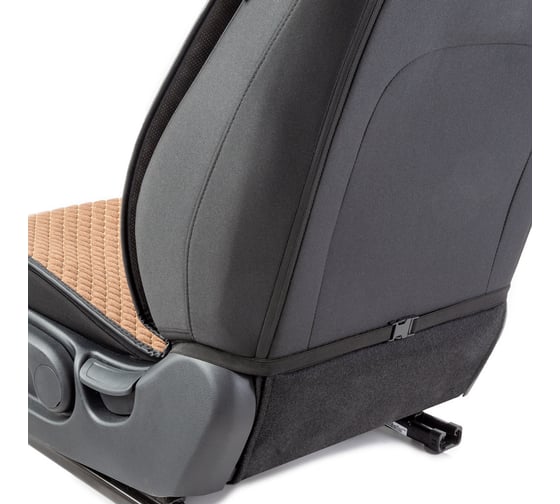 Накидки на передние сиденья CarPerformance 2 шт. материал fiberflax /мягкий лен/ CUS-1052 BR/BE