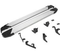 Пороги на авто Rival Silver Geely Coolray SX11 2023-н.в./Belgee X50 2023-н.в. F173AL.1908.1