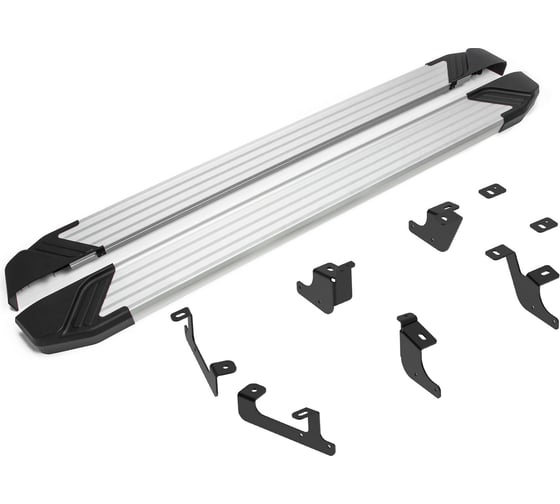 Пороги на авто Rival Silver Geely Coolray SX11 2023-н.в./Belgee X50 2023-н.в. F173AL.1908.1 1
