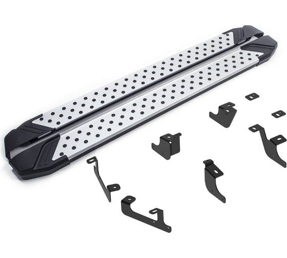 Пороги на авто Rival Bmw-Style круг Geely Coolray SX11 2023-н.в./Belgee X50 2023-н.в. D173AL.1908.1 1
