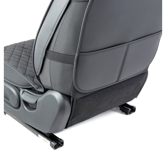 Каркасные накидки на передние сиденья CarPerformance 2 шт., алькантара CUS-2012 BK/BL