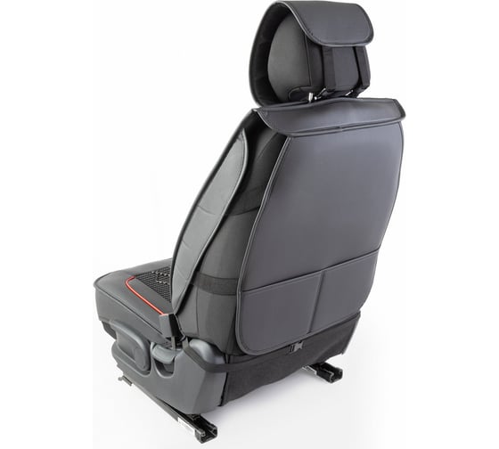 Каркасные накидки на передние сиденья CarPerformance 2 шт., экокожа CUS-2092 BK/BK