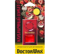 Ароматизатор воздуха на дефлектор обдува DoctorWax Клубничный сорбет DW0814