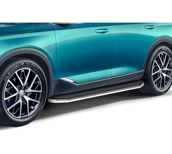 Пороги на авто Rival Premium GAC GS8 II поколение 2023-н.в., рынок РФ, 193 см, 2 шт. A193ALP.9203.1