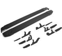 Пороги на авто Riva Black Geely Atlas II поколение 2023-н.в., рынок РФ, 180 смl F180ALB.1909.1