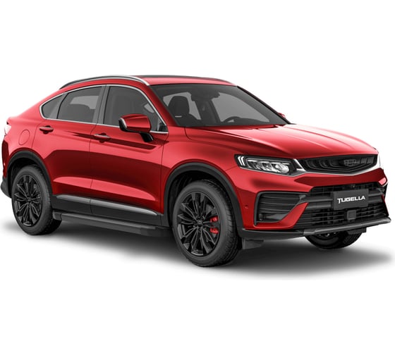 Пороги на авто Rival Black Geely Tugella I поколение 2020-н.в., рынок РФ, 180 см F180ALB.1907.1