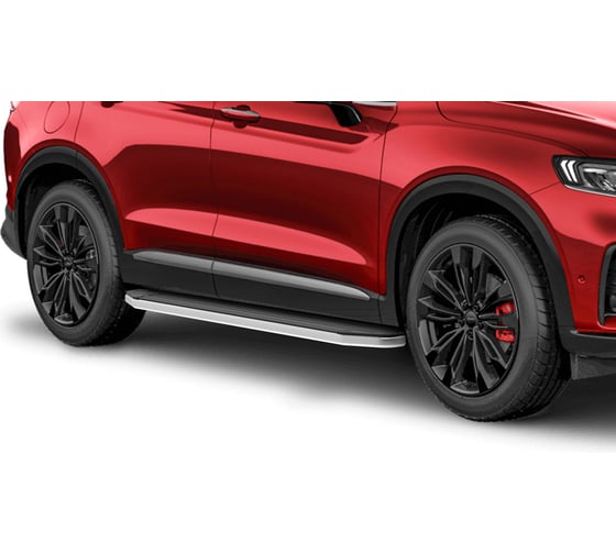 Пороги на авто Rival Premium Geely Tugella I поколение 2020-н.в., рынок РФ, 180 см A180ALP.1907.1