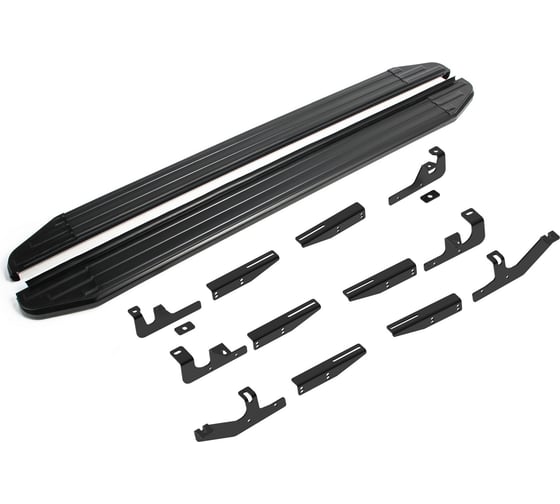 Пороги на авто Rival Premium-Black Geely Tugella I поколение 2020-н.в., рынок РФ A180ALB.1907.1 1