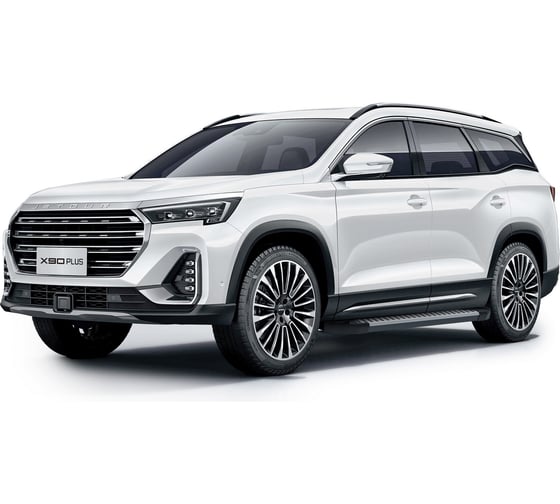 Пороги на авто Rival Bmw-Style круг Jetour X90 Plus 2023-н.в., рынок РФ, 193 см, 2 шт D193AL.0912.1