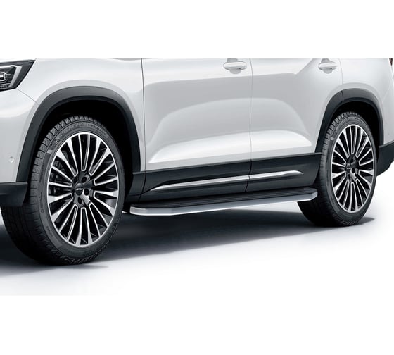 Пороги на авто Rival Premium Jetour X90 Plus 2023-н.в., рынок РФ, 193 см, 2 шт. A193ALP.0912.1
