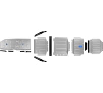 Защита радиатора, картера, КПП, РК и топливного бака Rival JAC T9 АКПП 4WD 2024-н.в. K333.9216.1