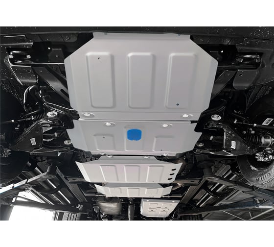Защита радиатора, картера, КПП, РК и топливного бака Rival JAC T9 АКПП 4WD 2024-н.в. K333.9216.1